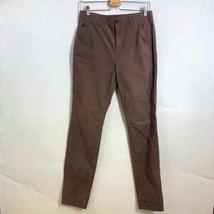 Eddie Bauer Women‎ Voyager Earth Tone Chinos Pants Size 4 Zipper Pockets